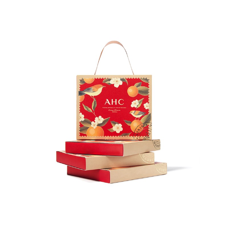 AHC 프리미어 앰플 아이크림 포 페이스 오렌지블라썸 에디션 40ml 4개