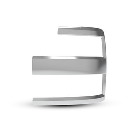 Winjet Headlight Chrome Trim Bezel For 2015 2016 2017 2018 2019 Chevy Silverado 2500 HD / 3500 HD, Headlamp Trim Bezel Cover, Pickup Truck Chrome Finish Replacement Assembly (Only Driver Side)