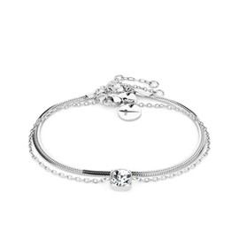 Tamaris TS-0038-BB Bracelet Set, Stainless Steel, Cubic Zirconia