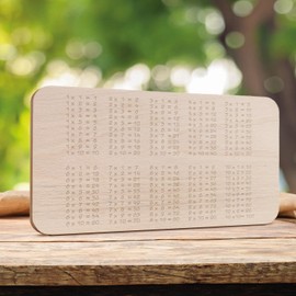 '"The Original" Learning for Children Made of Beech Wood, 1 Bread and Butter Board 23 x 15 cm