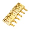 6Pcs Guitar Bridge Roller Saddles Height Adjustable Vintage Style Electric