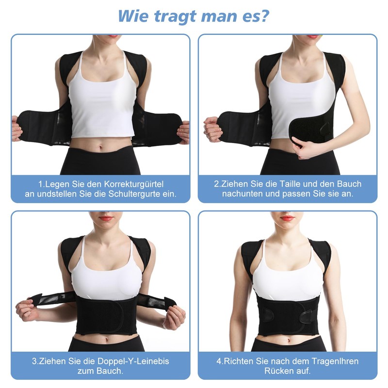 SOARFLY Back Straightener, Posture Correction Back for Women and Men,