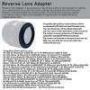 67mm Macro Lens Reverse Ring Compatible with for Nik-F D300,D300S,D700,D800