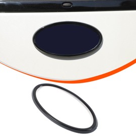 Subaru BRZ 2022-Present Rear Emblem Decorative Cover Rear Logo Decoration Ring Protective Cover Ring Decoration Sticker Car Logo Ring Cover Coil Cover Car Accessories ABS (Back Logo/Glossy Black)