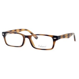 Calabria Enhance 3928 Kids Rectangular Blue Light Blocking Reading Glasses +1.25 Tortoise Havana Brown Gold Girls