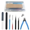 WMYCONGCONG Plastic Model Tools, 9-piece Set, Introductory Tool Set, For