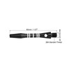 PATIKIL 35mm/1.4" Set of 3 2BA Threads Aluminum Dart Accessories