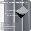 MRTREES Light Grey Blackout Curtains for Bedroom, 2 Panels Thermal