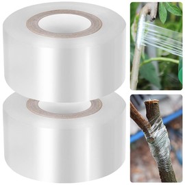 Grafting Tape, Gardening Tape, 1.2 inches (3 cm) x 59.1 ft (150 m), Set of 2, Grafting Elastic Tape, PE Film, Elastic Tape, Garden Binding Tape, Gardening Tool, Waterproof, Multifunctional, Use for
