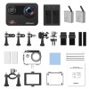 Campark 4K 20MP Action/Helmet Camera WiFi 170° Kit Underwater Camera