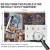 Cozy Living Room Puzzles 1000 Pieces, Winter Scene Cabin Jigsaw