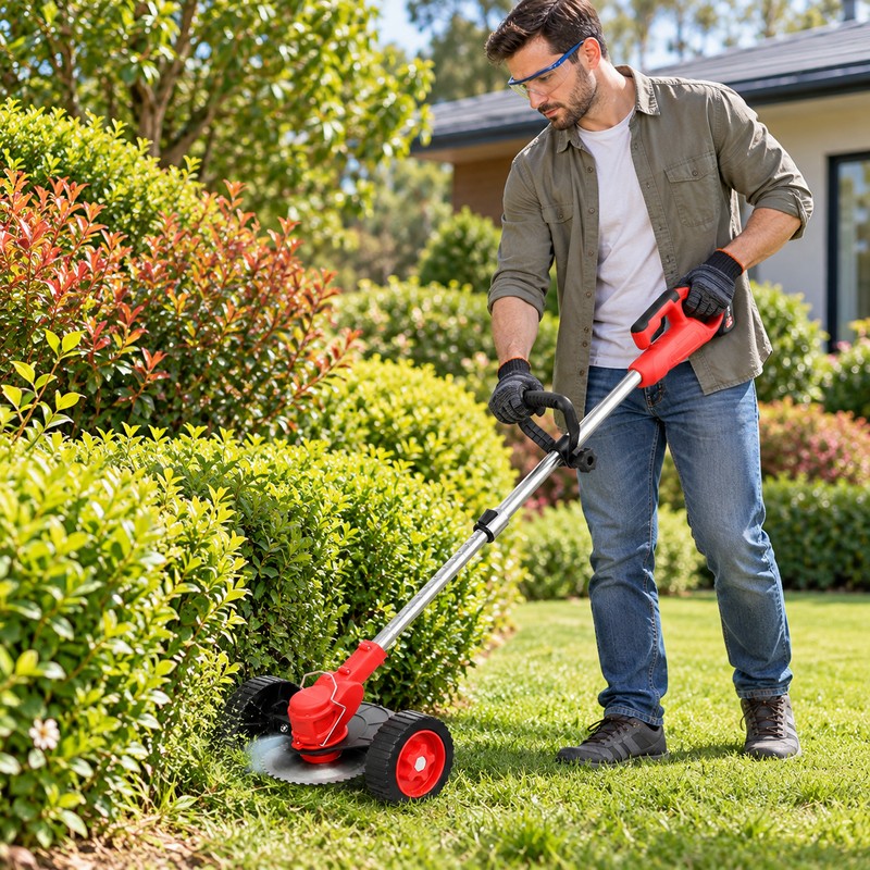 Cordless Electric Weed Wacker for Lawn & Garden – 3-in-1