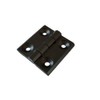 Metal Hinge 50 x 50 mm Folding Hinge Black Screw-On