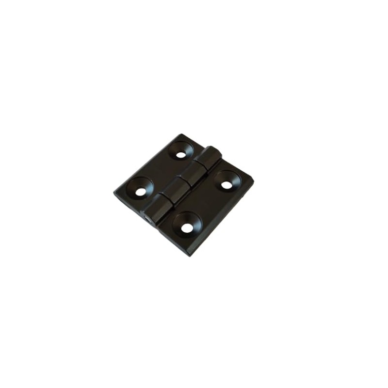 Metal Hinge 50 x 50 mm Folding Hinge Black Screw-On