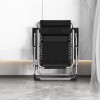 H&ZT Adjustable Chair Folding Lounge Chair Reclining Patio Chairs with