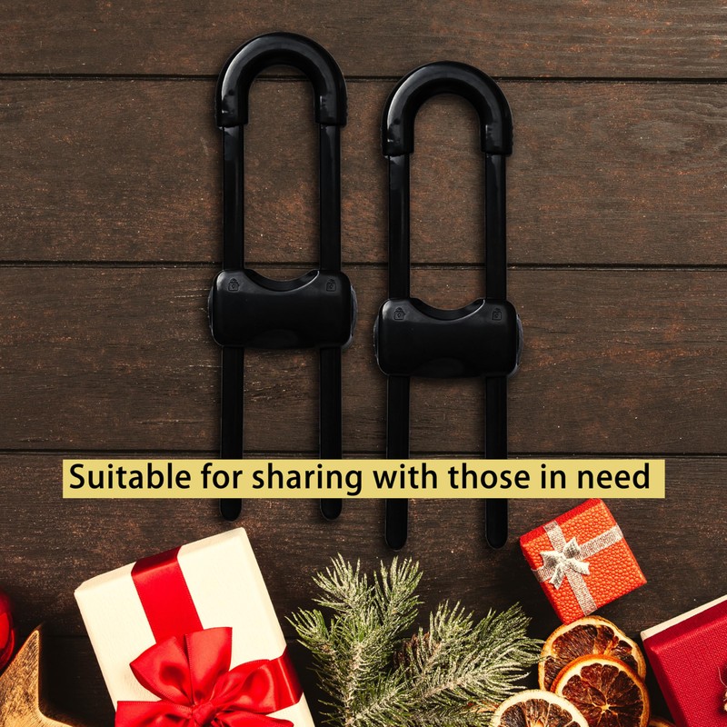 Cabinet Locks Baby Proofing U-Shaped Child Locks for Cabinets Latches