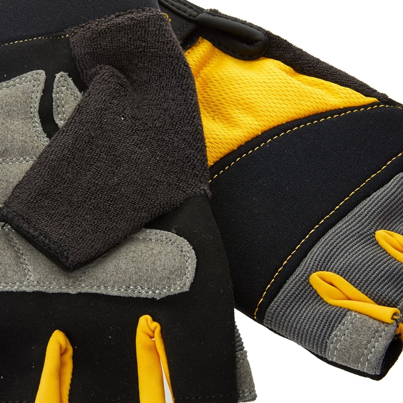 DEWALT Men's - Fingerless Performance Gloves Large, Black, L Pack