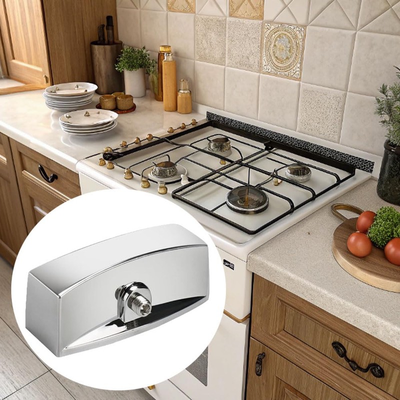 TopHomer 4PCS Range Valve Knob for Kitchen Gas Stove, Oven