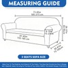 XINEAGE 3-Seater Sofa Slipcover Pet Friendly,Stretch Couch Cover,Light Gray