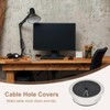 QUARKZMAN 2 Pack Cable Hole Cover, 2-3/8 inch (60mm) ABS