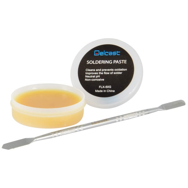 Delcast 50G Rosin Soldering Flux Paste with Spatula