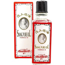 Siang Pure Oil Original White Peppermint Menthol Oil -  6 Bottles x 25cc