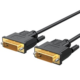 URELEGAN DVI Cable 3 Feet, DVI-D 24+1 Cord Male to Male Digital Video Monitor Cable for HDTV, Gaming, Monitor, Projector and More