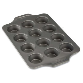 All-Clad Pro-Release Nonstick Bakeware Muffin Pan 12 Cup Oven Safe 450F Half Sheet, Cookie Sheet, Muffin Pan, Cooling & Baking Rack, Round Cake Pan, Loaf Pan, Baking Pan Grey