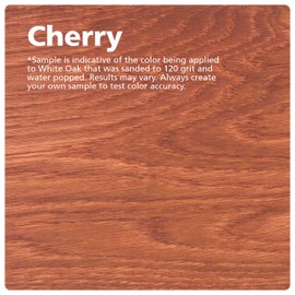 Rubio Monocoat Wood Stain & Finish 175 ft² - Cherry | Oil Plus 2C | Quick-Dry, Eco-Friendly Linseed Wood Oil for Indoor Use, Includes Accelerator (Part B) | Protector | 350 ml