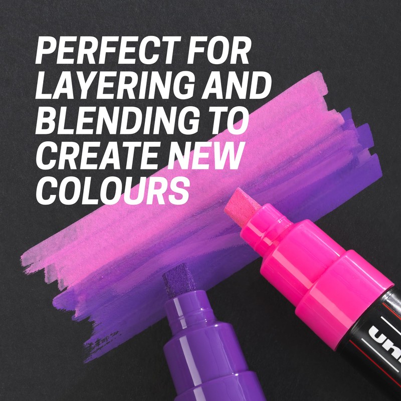 Posca PC-5M Pale Pack of Paint Markers (Pack of 9)