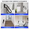 Hand Rails for Outdoor 1-2 Steps, Indoor Stairs, Bathroom, Wall