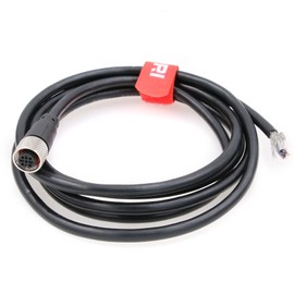DRRI M12 Sensor Connector 5pin A Code Female Molded to Single End Industrial Cable for Automated Industrial Sensor Connections