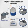 BRATEAYA Hat Hooks for Baseball Caps Wall Mount (20 Pack),