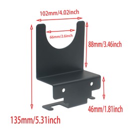 FDXGYH 2 Pcs Angle Grinder Holder Polisher Holder Wall mount Bracket Angle Grinder Storage Rack with Wire Holder for 5 Inch Angle Grinders, Cutters, Polishers