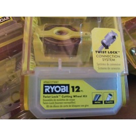 RYOBI Rotary Tool 12-Piece Twist Lock Cutting Kit (For Metal and Plastic)