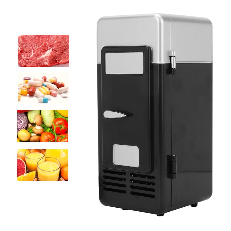 Mini USB Fridge Compact Cooler Foods Skin Care Product Storage