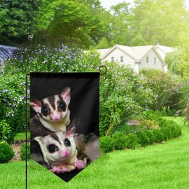 Garden Flag, Sugar Glider Double -Sided Courtyard Decoration Flag, Farmhouse Flag, Lawn Flag, Outdoor Decoration Flag 12.5inch*18inch