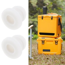 The Lord of the Tools 4Pcs Replacement Silicone Rubber Hob Grommets 5mm Compatible with Dometic Compatible with Smev Compatible with Cramer Fits Motorhome Caravan Hobs, White