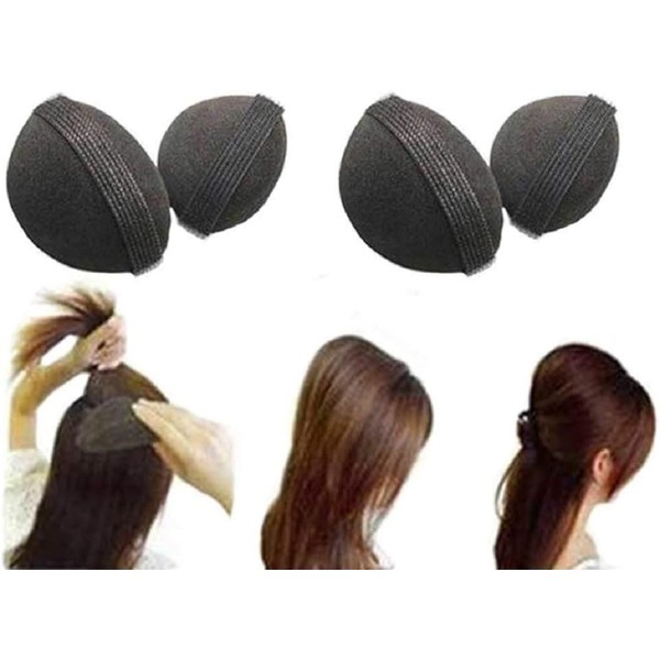 4Pcs Sponge Hair Base Fluffy Tool Invisible Hair Pads Accessories