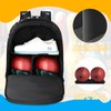 2 Ball Bowling Backpack,Bowling Ball Bag with Shoe Compartment &