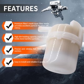 OXCANO 16900-SA5-004 - Filtro de combustible compatible con motor fuera de borda Honda Marine 35 40 45 50 75 90 HP,BF40A BF40A1 BF50A BF50A1 BF50A2 BF75A1 BF75A2 reemplaza 18-778888888 -- -- -- -- --