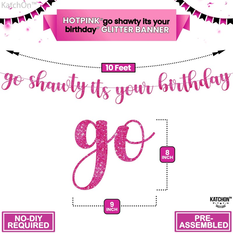 Go Shawty Pink Birthday Banner