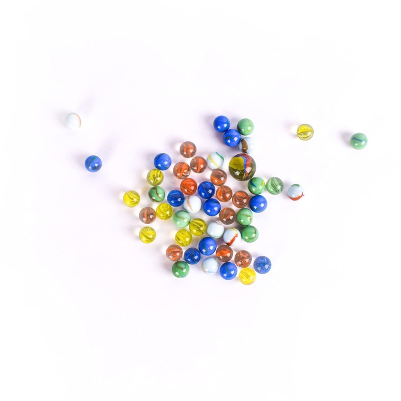 Sunny Days Entertainment 50 Piece Marbles - Colorful Glass Marble