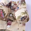 Tangpan Hawaiian Beach Coconut Tree Print Dog Shirt Summer Camp