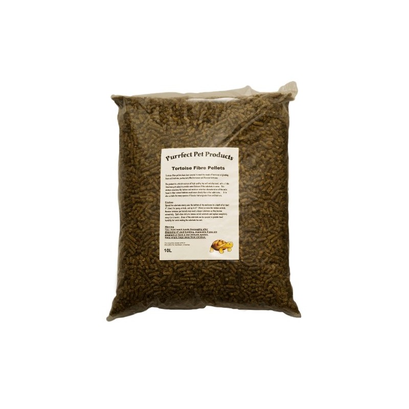 Tortoise Fibre Pellets 10 Litre Bag