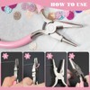 SPEEDWOX Pin Bending Pliers, Round Pincers, Round Pliers, Grooved, Wire