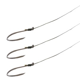 Tandem Baits Set of 3 Monster Cat Catfish Leader Hooks Single Hooks Catfish Leader Hooks for Leader Line Fishing Set Fishing Hooks for Catfish Fishing Fishing Fishing Accessories Hooks Catfish Fishing