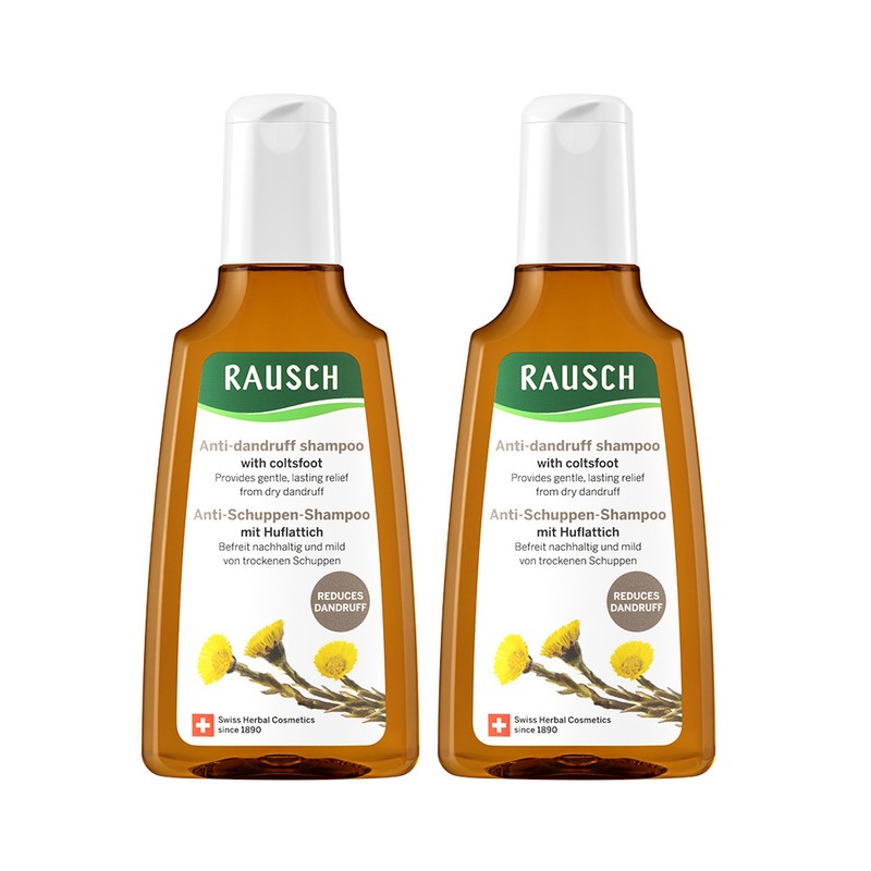 Rausch Raush Coltsfoot Anti-Dandruff Shampoo 200ml Duo Set - Raush