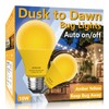 Gonhom Dusk to Dawn Bug Light Bulb Outdoor,2 Pack Amber