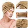 PHOGARY 6 Pieces Turban for Women, Knotted Turban Scarf Pleated